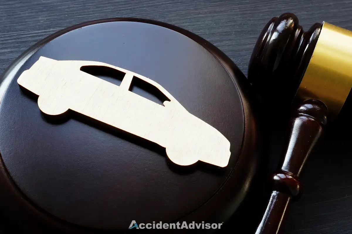 Auto Accident Lawsuit Concept
